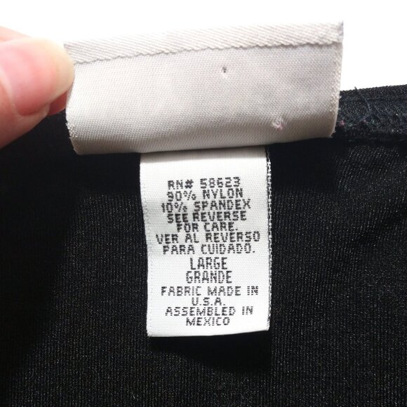 Jaclyn Smith Classic Women's Black Nylon Skirt L Large - Picture 6 of 6